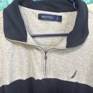 Nautica Quarter Zip Pullover Men's Size Large
